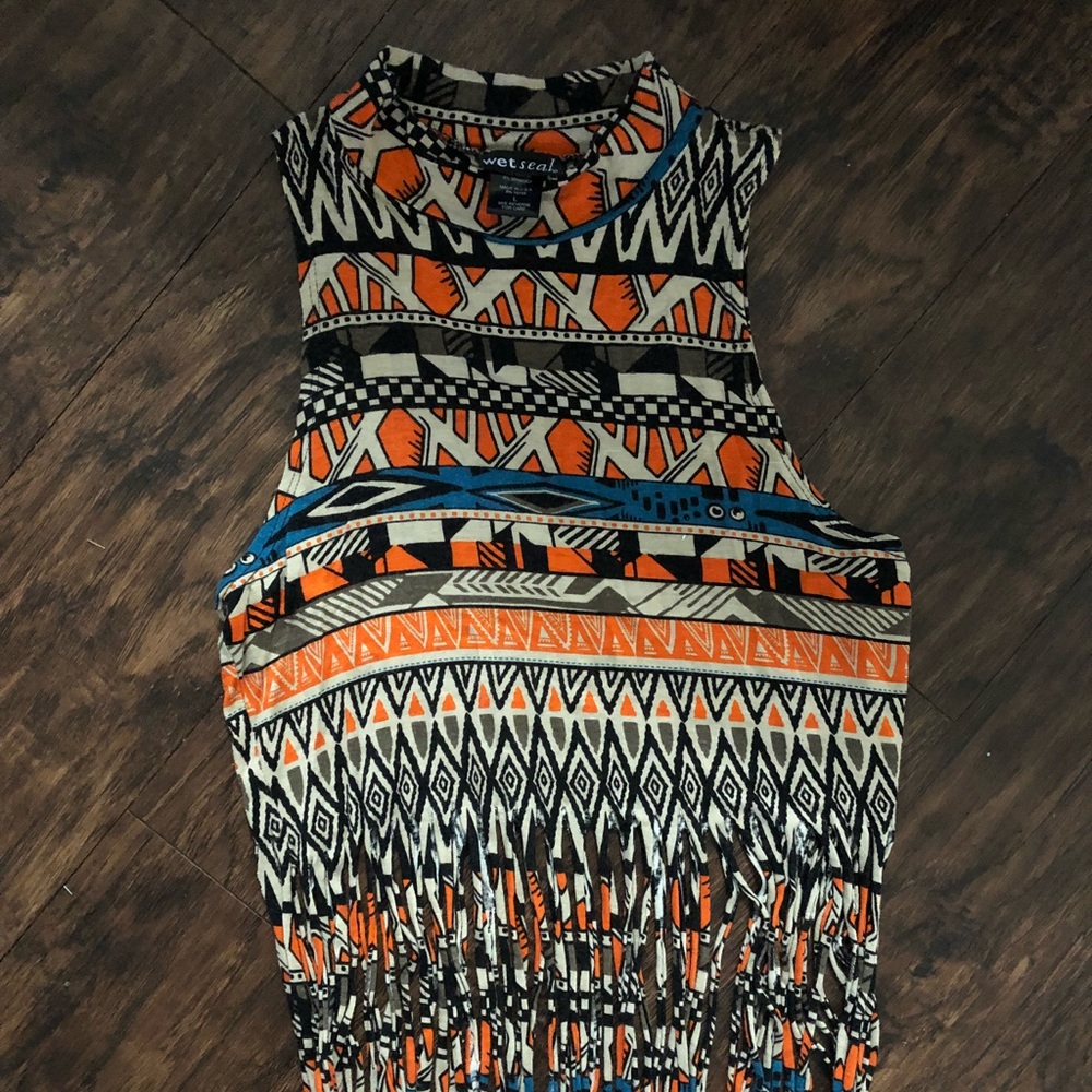 Fringe shirt